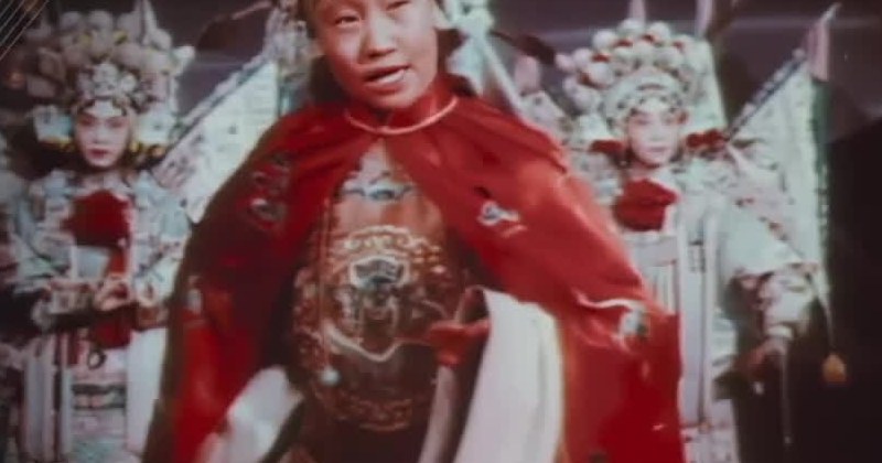 京剧电影《杨门女将》(1960年)中王晶华饰佘太君——“探谷”巡营一折
