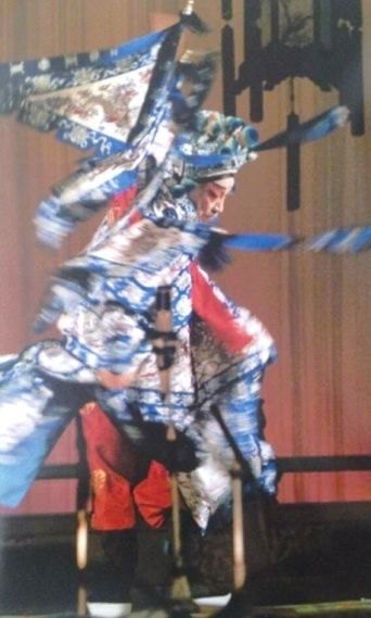 王金璐剧照(京剧武生,扎靠执枪)