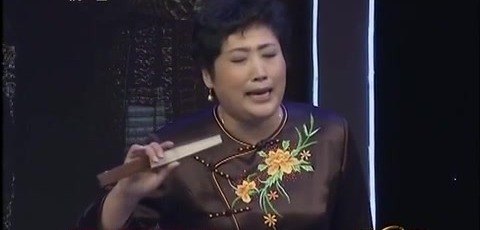 龚派老旦传人吕昕在央视《跟我学》便装清唱龚云甫代表剧目《钓金龟》慢板（2013）