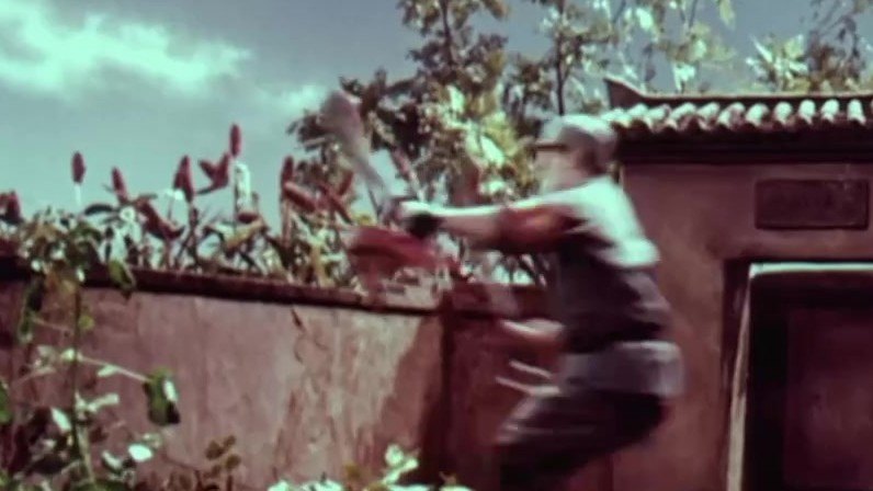 现代京剧《平原作战》影片:剧中武戏开打场面(1974年京剧艺术片)