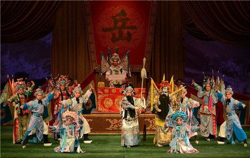 京剧《满江红》「黄河誓师」剧照(国家京剧院一团演出)