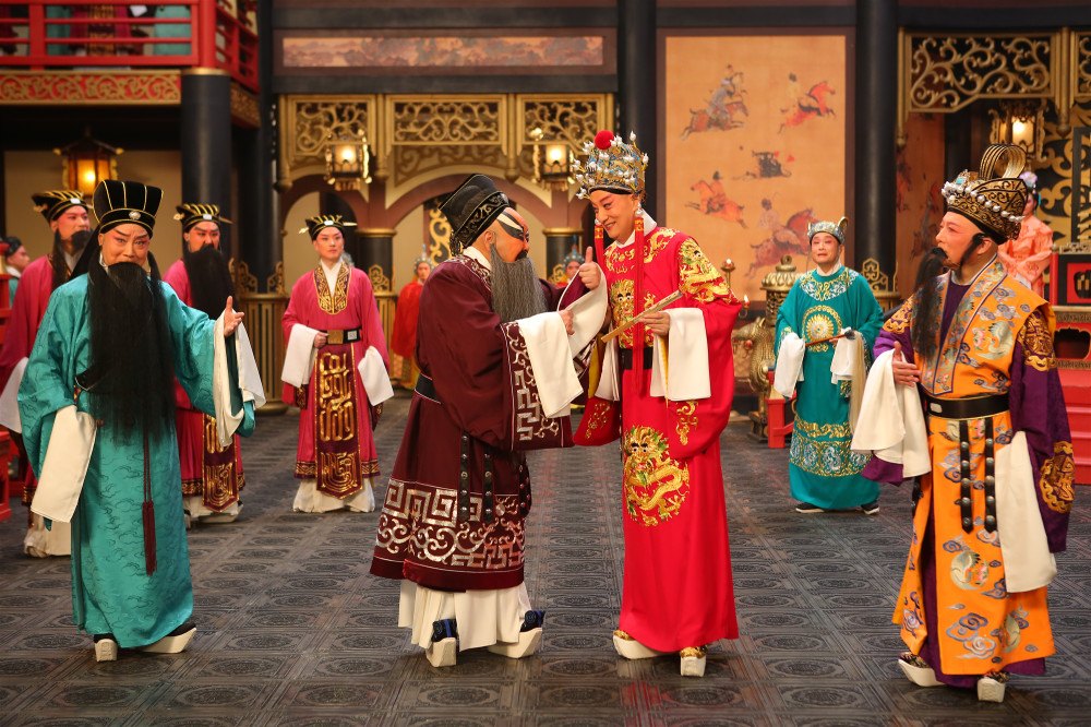 3D全景声京剧电影《贞观盛事》剧照:大唐朝堂群像