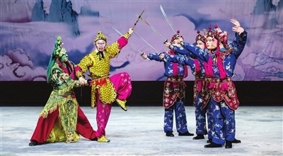 天津市青年京剧团演出京剧《大闹天宫》剧照